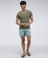 Sporto Men's Checkered Boxer Shorts (Pack Of 2) - Green & Multi