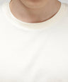 Sporto Men's Fluid Cotton Round Neck T-shirt - Cream