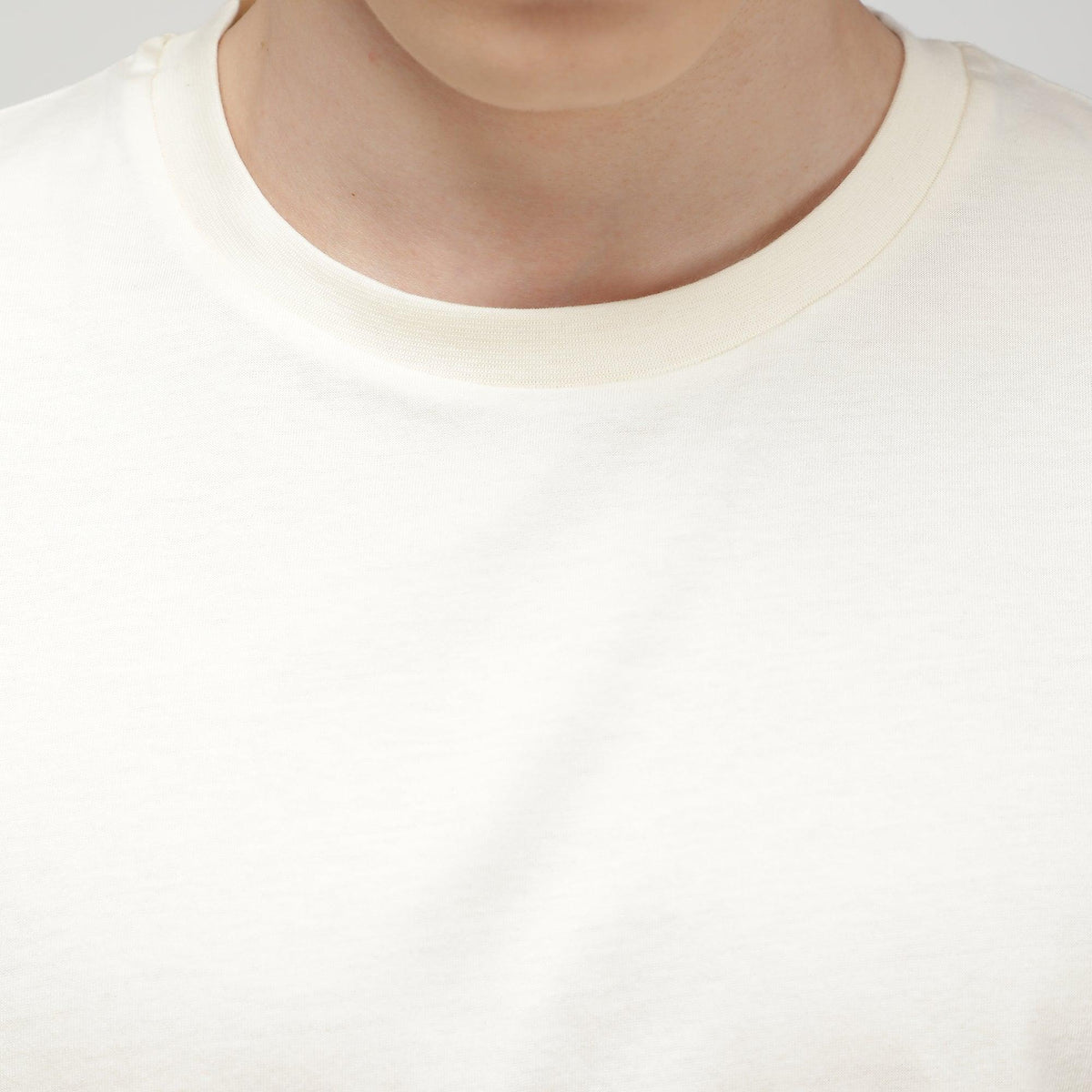 Round Neck Fluyid Cotton Rich, Solid Colour T-shirt Pack of 2