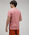 Sporto Men's Fluid Cotton Round Neck T-shirt - Pink