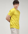Sporto Men's Fluid Cotton Round Neck T-shirt - Lime Yellow
