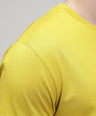 Sporto Men's Fluid Cotton Round Neck T-shirt - Lime Yellow