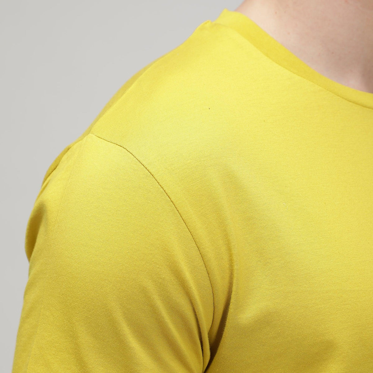 Round Neck Fluyid Cotton Rich, Solid Colour T-shirt Pack of 2