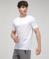 Men's Solid Round Neck Half Sleeve T-Shirt - White