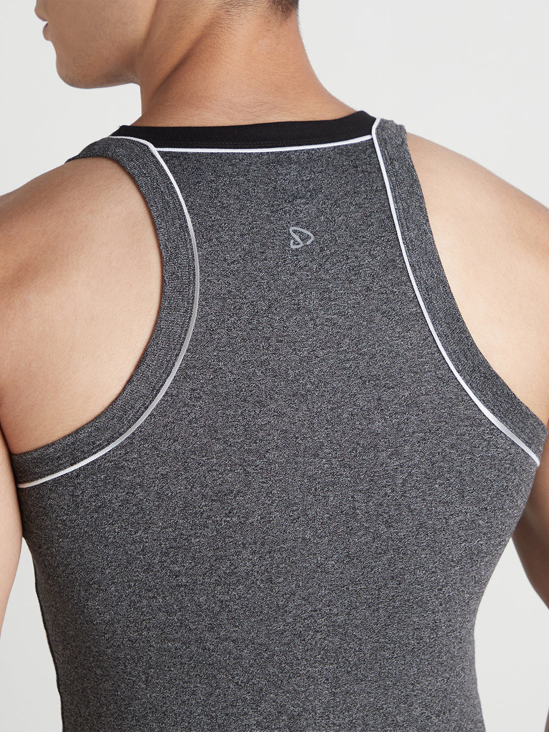 Men's Gym Vest for Men | 100% Cotton Sleeveless Ribbed Gym Vest – Contrast Neck & Armhole Piping | Pack of 2 (Assorted Colours) | Style 888
