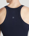 Men's Gym Vest for Men | 100% Cotton Sleeveless Ribbed Gym Vest – Armhole Contrast Panel | Pack of 3 (Assorted Colours) | Style 755