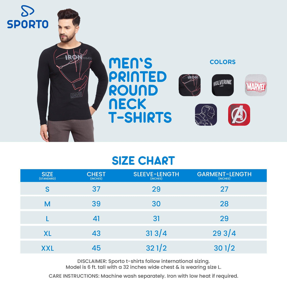 Sporto Men's Sweat Shirts - Antra Melange
