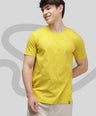 Round Neck Fluyid Cotton Rich, Solid Colour T-shirt Pack of 2