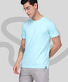 Round Neck Fluyid Cotton Rich, Solid Colour T-shirt Pack of 2