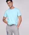 Round Neck Fluyid Cotton Rich, Solid Colour T-shirt Pack of 2