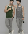 InstaCool Combo Basketball Muscle Vest Anti odour and Moisture Wicking 2pcs