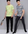 Instacool Printed Jersey Tee with Side Mesh - Combo