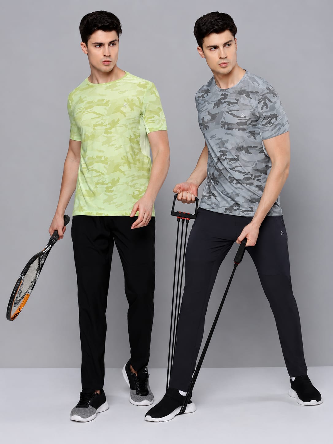 Instacool Printed Jersey Tee with Side Mesh - Combo