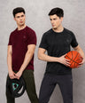 Instacool Printed Jersey Round Neck Tee - Combo