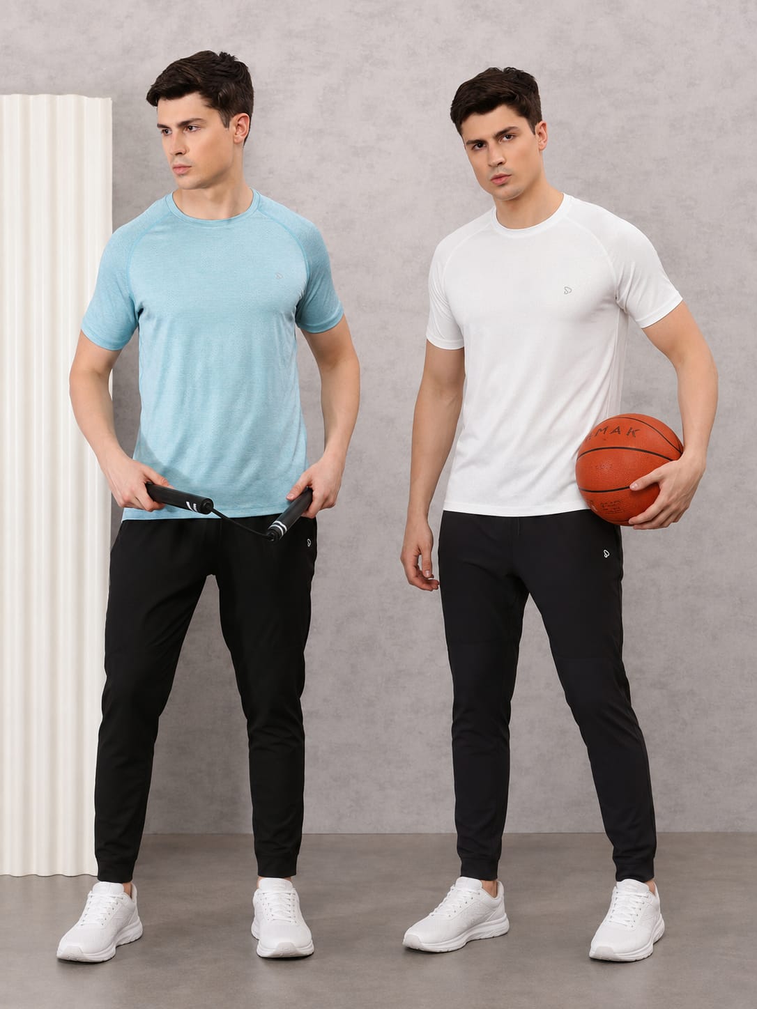 Instacool Printed Jersey Round Neck Tee - Combo