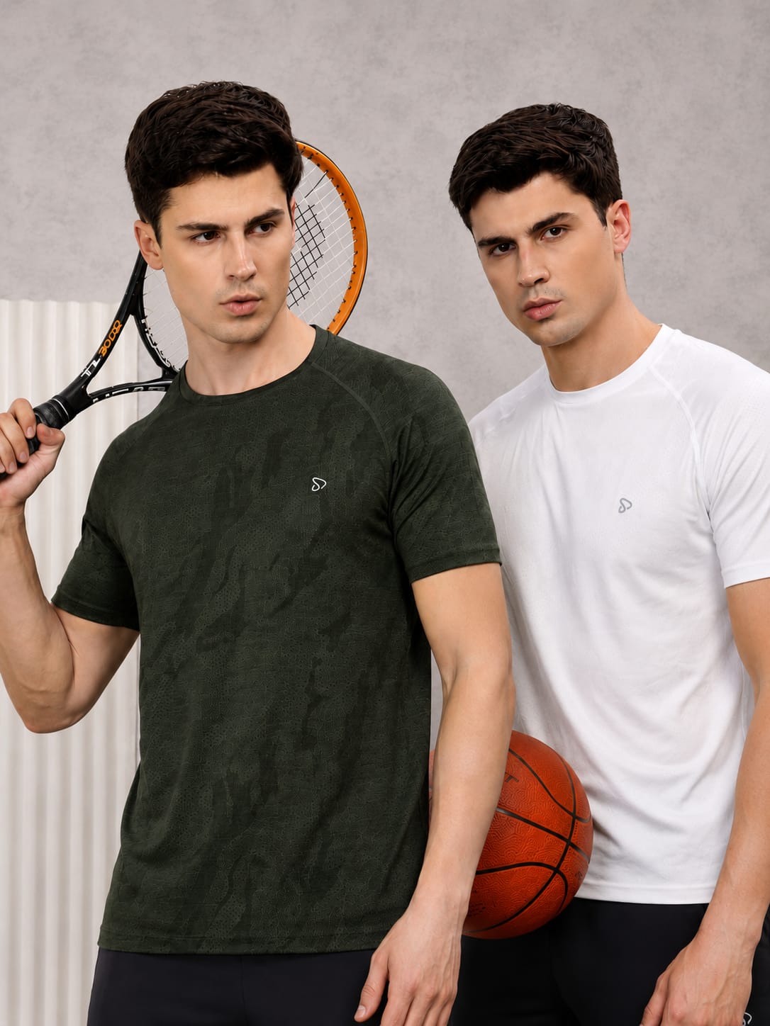 Instacool Printed Jersey Round Neck Tee - Combo