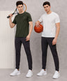 Instacool Printed Jersey Round Neck Tee - Combo