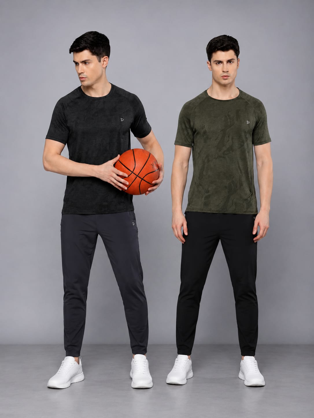 Instacool Printed Jersey Round Neck Tee - Combo