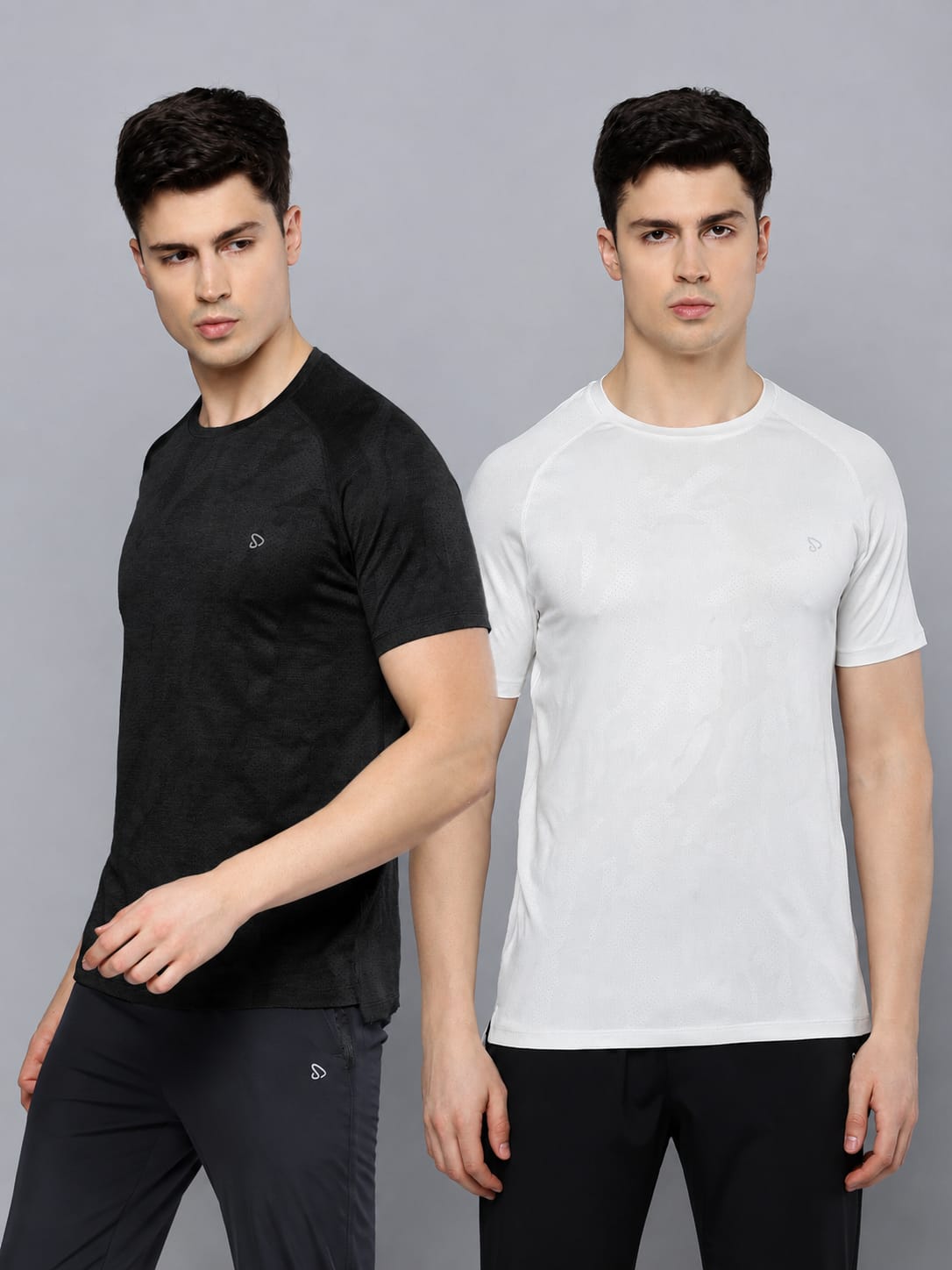 Instacool Printed Jersey Round Neck Tee - Combo