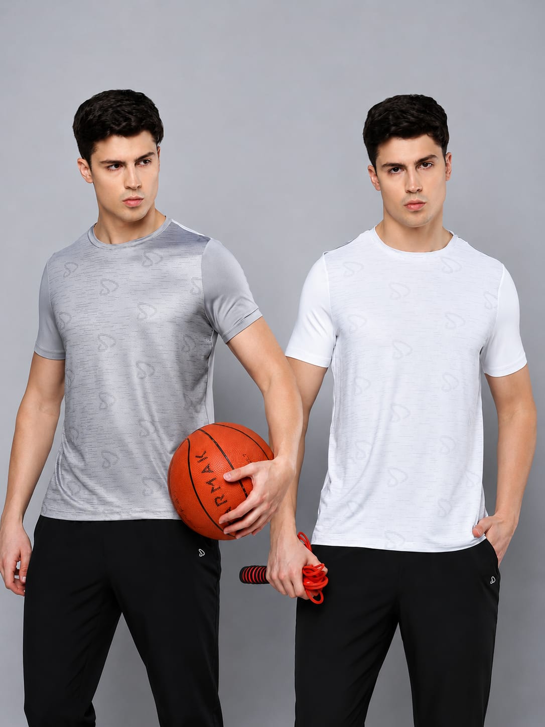 Combo Instacool Printed Round Neck Tee