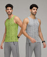 InstaCool Combo  Muscle Vest Anti odour and Moisture Wicking 2pcs