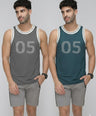 InstaCool Combo Basketball Muscle Vest Anti odour and Moisture Wicking 2pcs