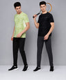 Instacool Printed Jersey Tee with Side Mesh - Combo