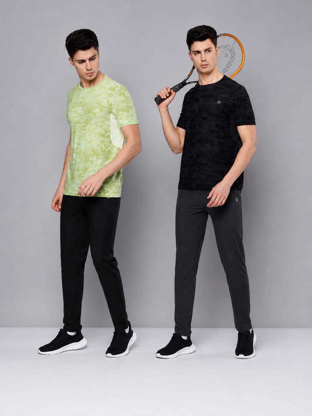 Instacool Printed Jersey Tee with Side Mesh - Combo