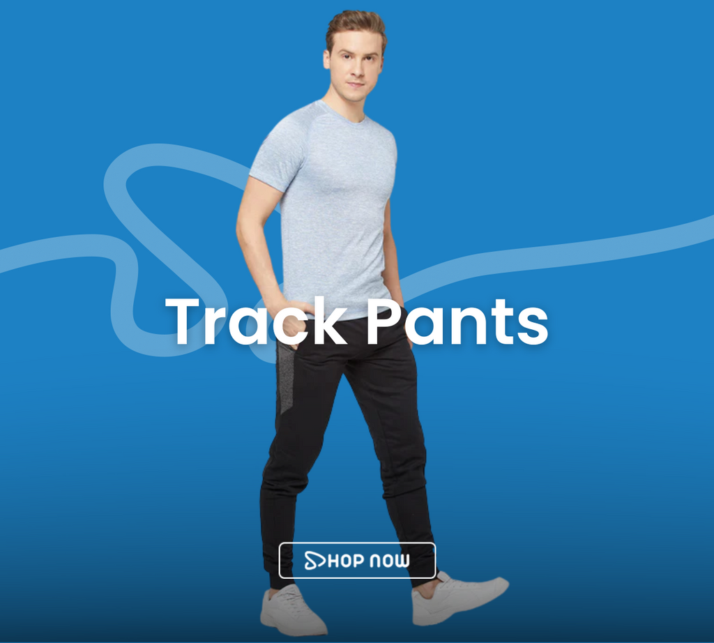 Sporto Men's Plaited Jersey Knit Black & Blue Trackpants – Sporto by Macho