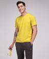 Sporto Men's Solid Fluid Cotton Tee - Mazie