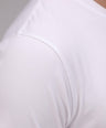 Sporto Men's Solid Fluid Cotton Tee - White