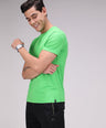 Men's Cotton Rich Solid T-Shirt/ Track Pant Sets-2PC