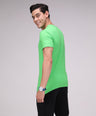 Sporto Men's Solid Fluid Cotton Tee - Tender Green