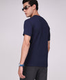 Sporto Men's Round Neck Cotton Rich, Solid Colour T-shirt Pack of 2