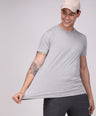 Sporto Men's Round Neck Cotton Rich, Solid Colour T-shirt Pack of 2