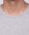 Sporto Men's Round Neck Cotton Rich, Solid Colour T-shirt Pack of 2