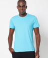 Sporto Men's Round Neck Fluid Tee - Ocean Weave