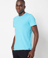 Sporto Men's Round Neck Fluid Tee - Ocean Weave