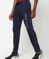 Sporto Men's Navy Printed Track Pant