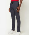 Sporto Men's Double Knit Black Denim Track Pants