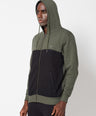 Sporto Men's Zippered Hoodie Jacket - Olive