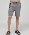 Sporto Men's Cotton Bermuda Shorts - Silver