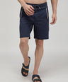 Sporto Men's Cotton Bermuda Shorts - Mood Indigo