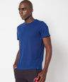Sporto Men's Round Neck Cotton Rich, Solid Colour T-shirt Pack of 2