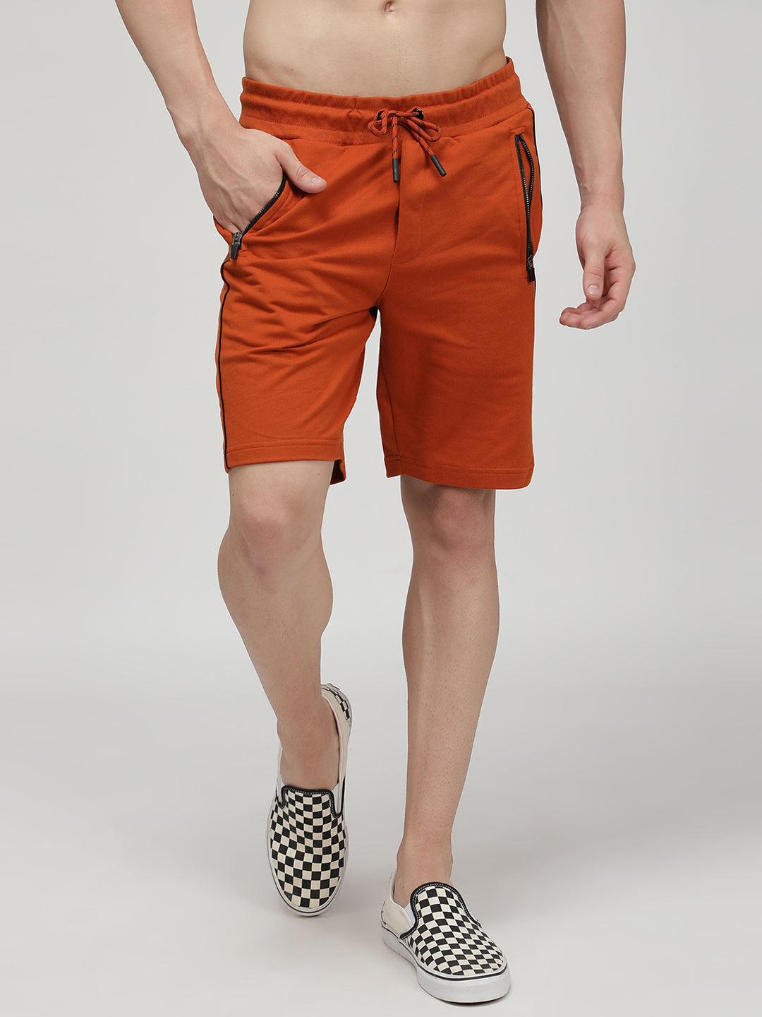 Sporto Men's Cotton Bermuda Shorts - Brown