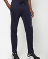 Sporto Men's Navy Printed Track Pant