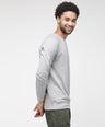 Sporto Men's Solid Sweatshirts - Grey Melange