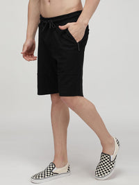 Sporto Men's Cotton Bermuda Shorts - Black