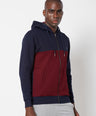 Sporto Men's Zippered Hoodie Jacket - Navy