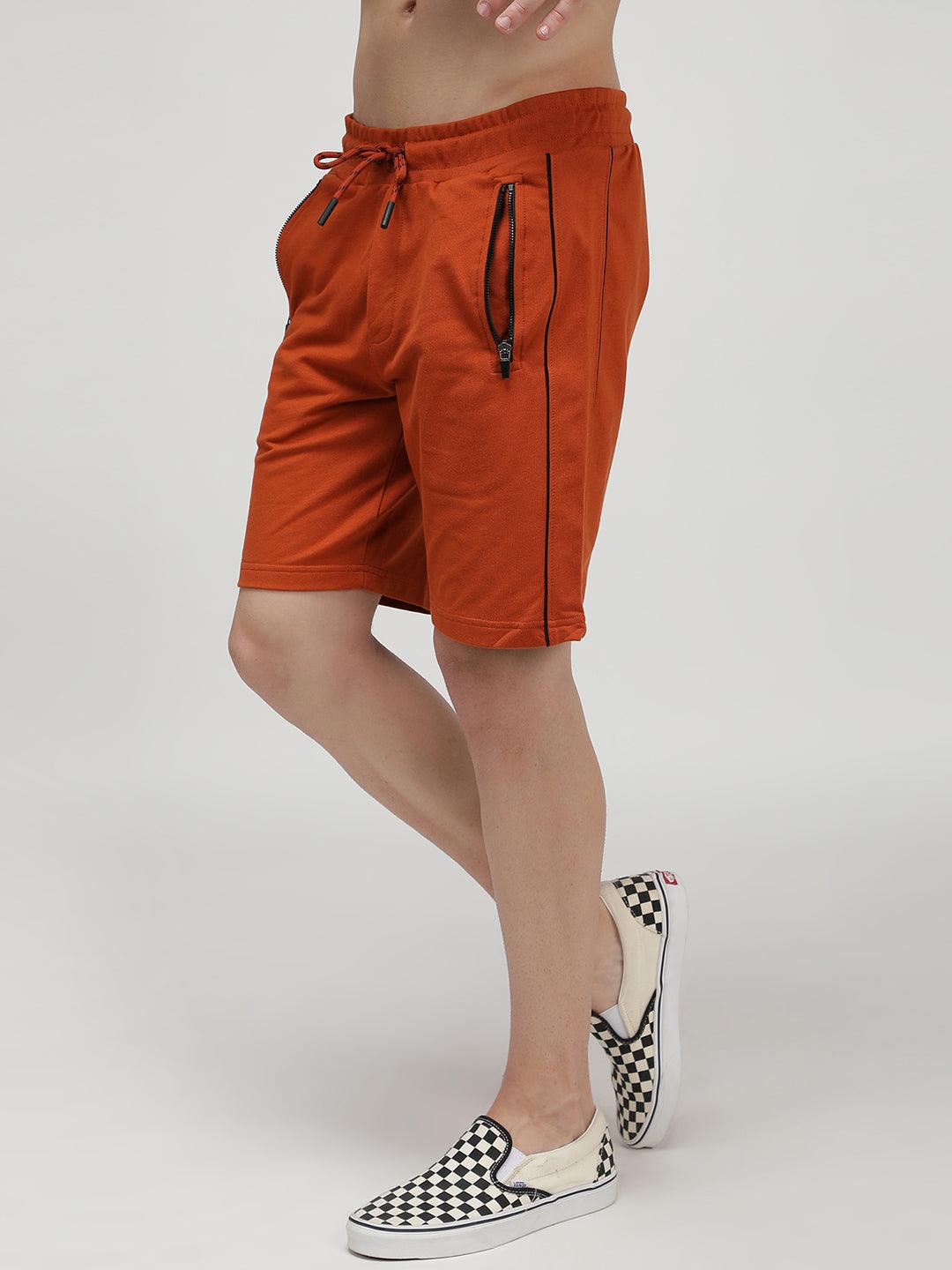 Sporto Men's Cotton Bermuda Shorts - Brown